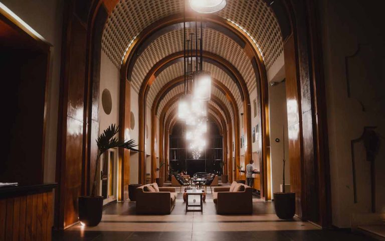 Hotel Fotografie auf Maurizius, Lobby eines Hotels