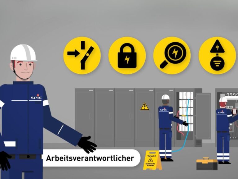 Animiertes Schulungsvideo für Sicherheitsabläufe